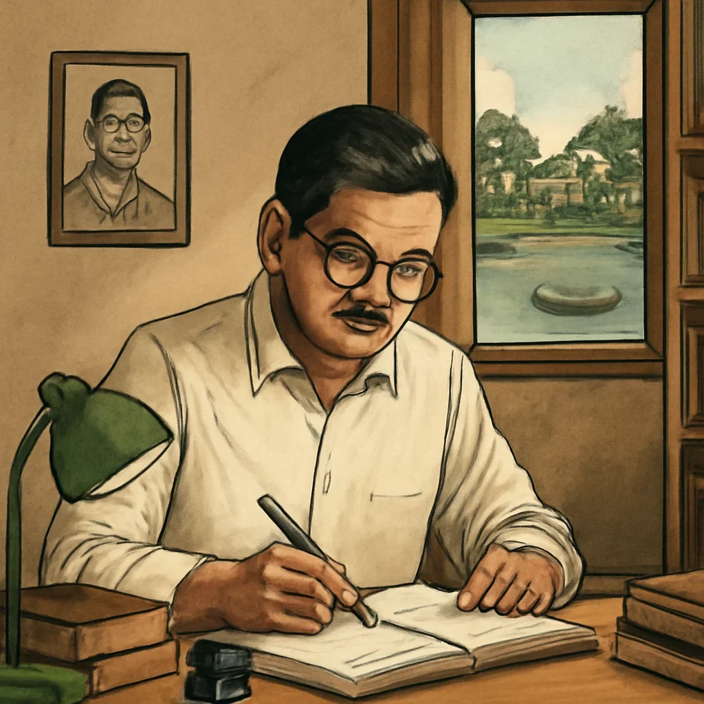 Authors topic illustration with relevant visual detail