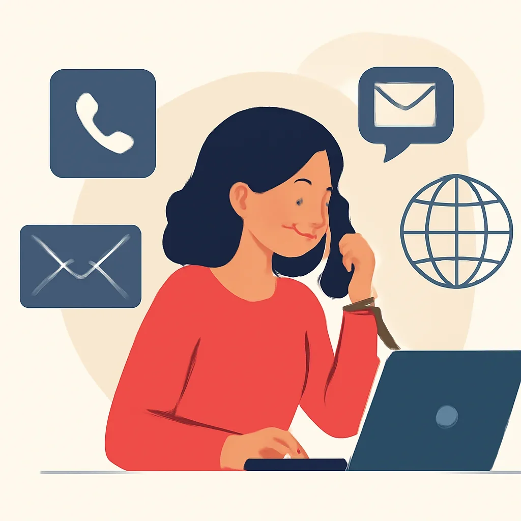 Contact closing illustration for Radio Dhaka