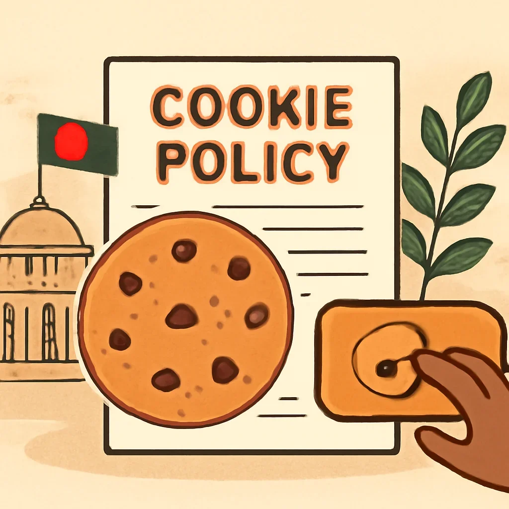 Cookie Policy topic illustration with relevant visual detail