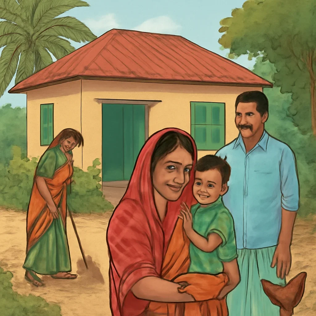 Home topic illustration with relevant visual detail