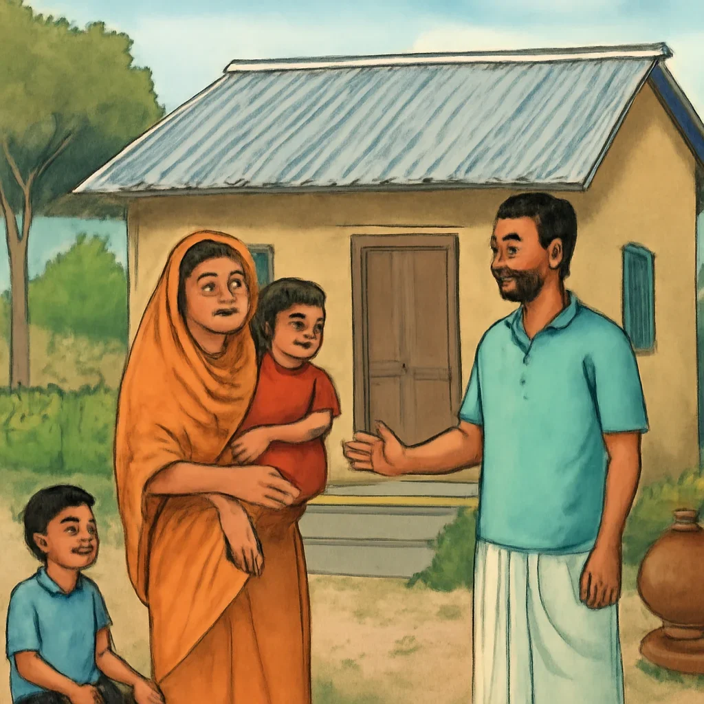 Home topic illustration with relevant visual detail