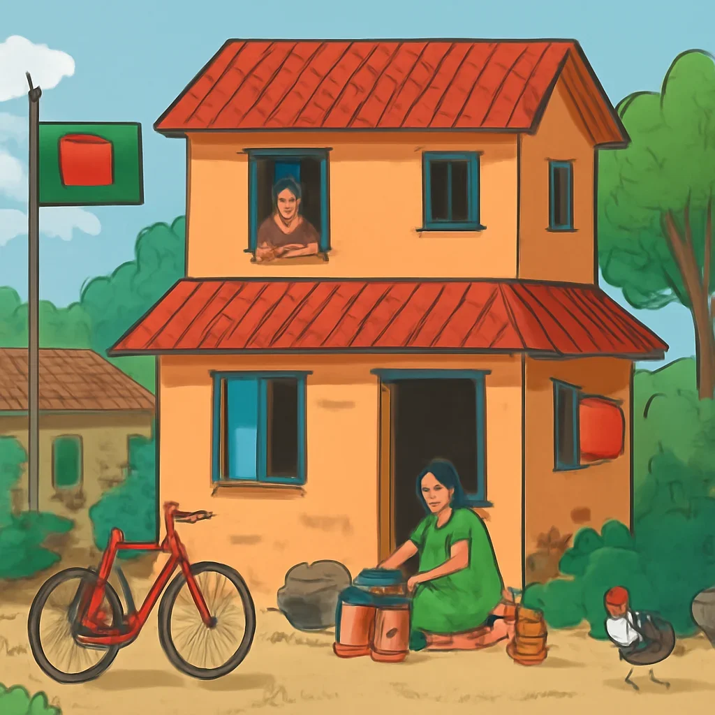 Home topic illustration with relevant visual detail