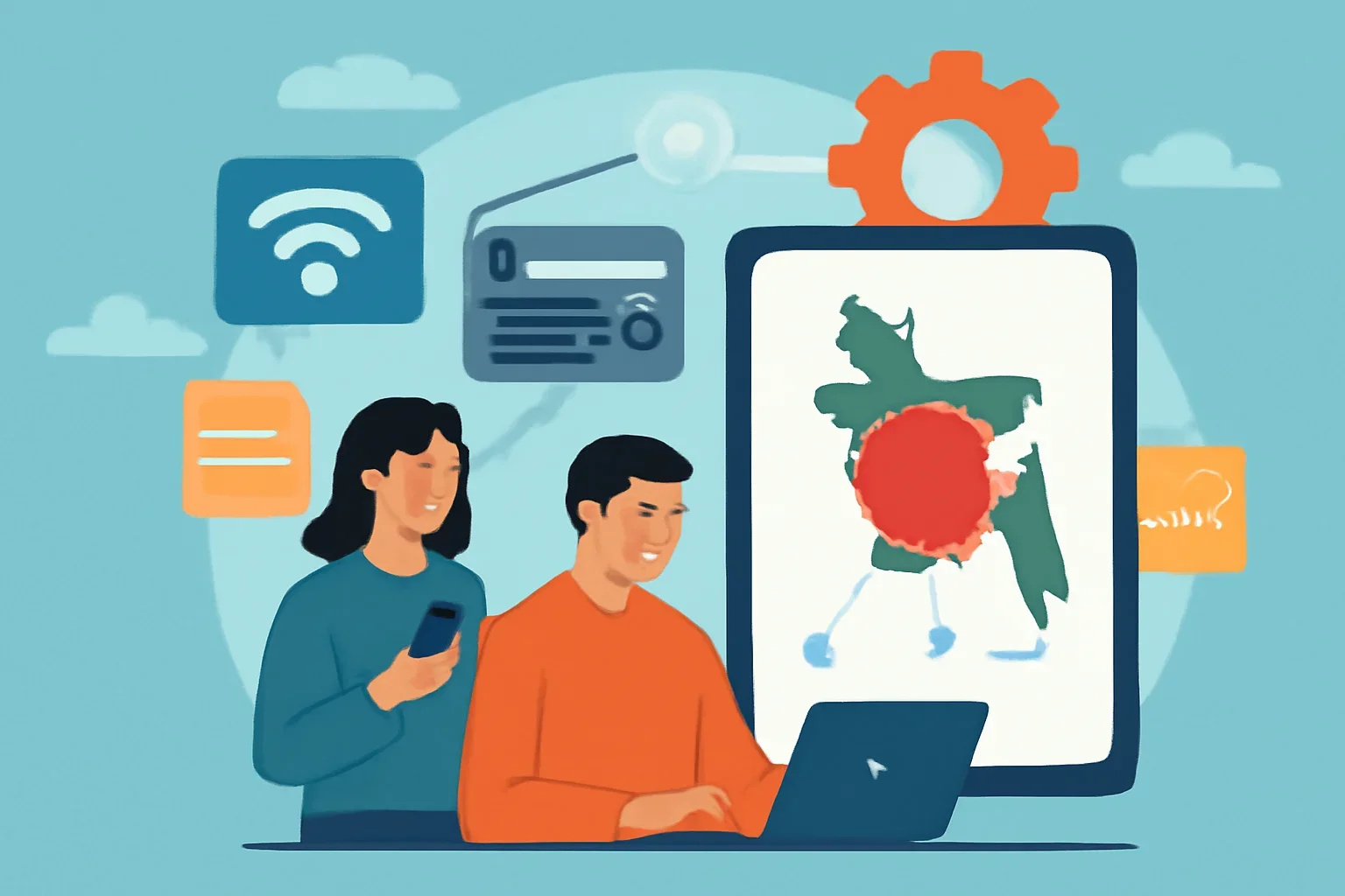 Integrations hero image for Radio Dhaka