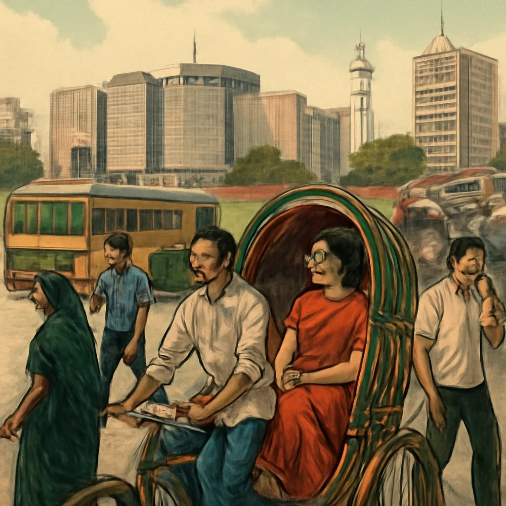 Dhaka News topic illustration with relevant visual detail