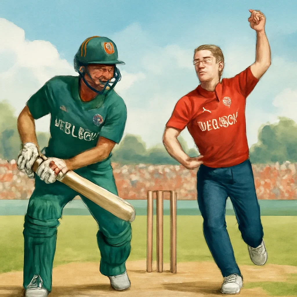 Bangladesh vs England Cricket topic illustration with relevant visual detail