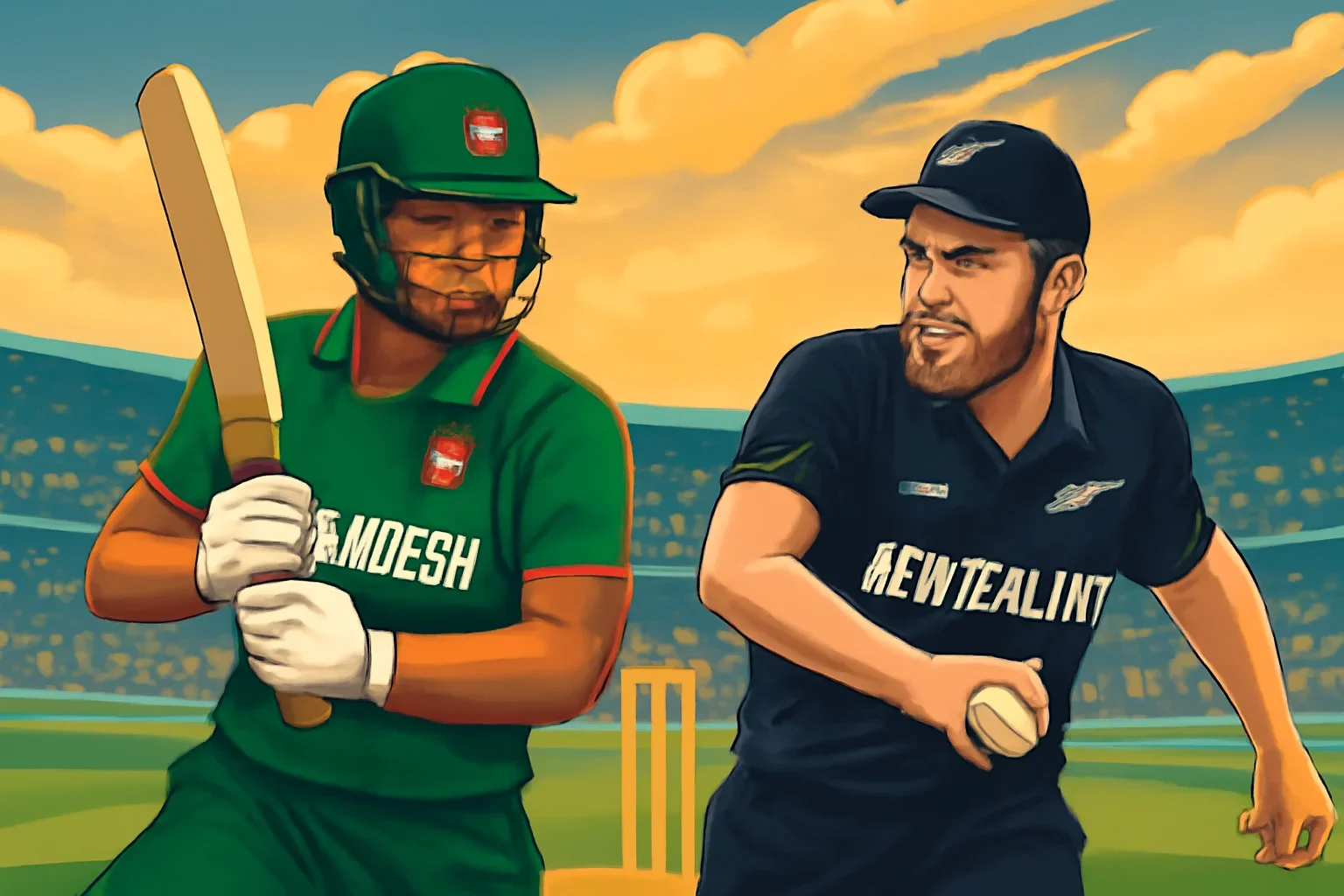 Bangladesh vs New Zealand Cricket hero image for Radio Dhaka