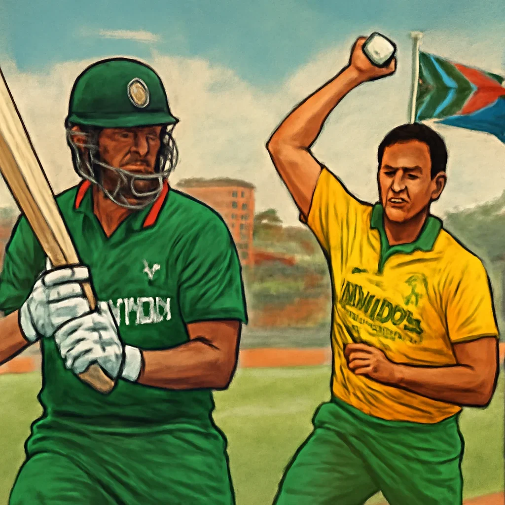 Bangladesh vs South Africa Cricket topic illustration with relevant visual detail