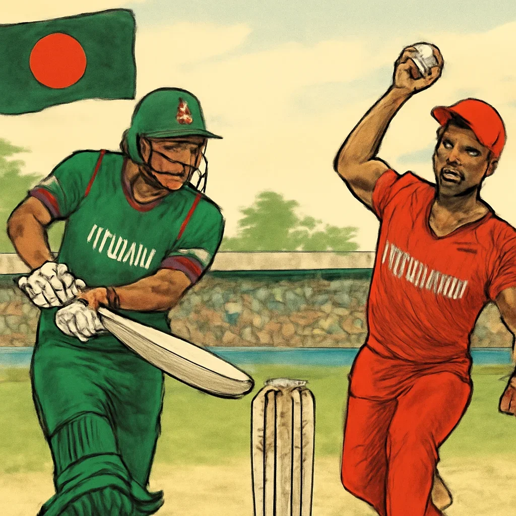 Bangladesh vs Zimbabwe Cricket topic illustration with relevant visual detail